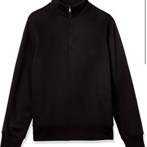 Amazon Essentials Quarter Zip New Black (751)
